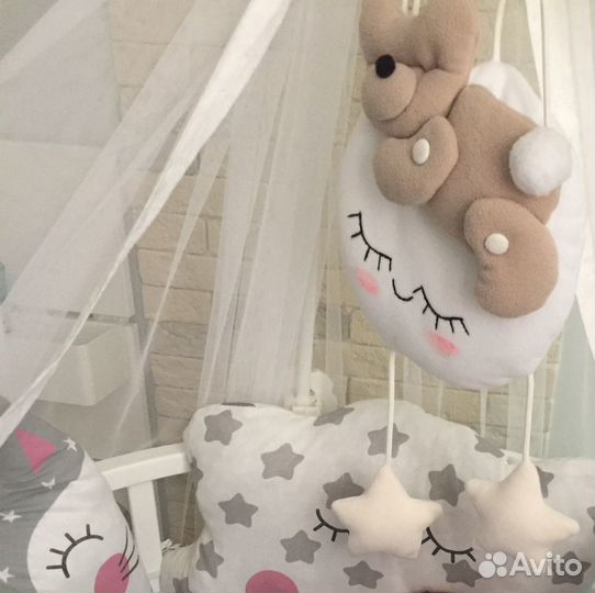 Подвеска в кроватку мобиль