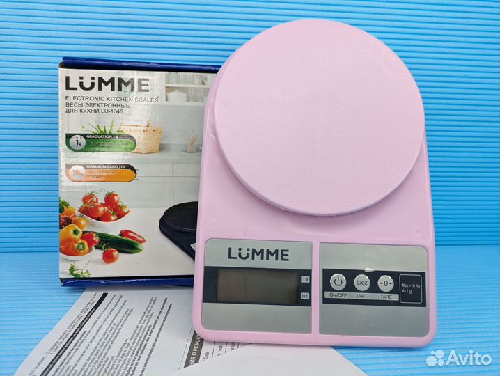 Весы Lume кухонные до 10кг