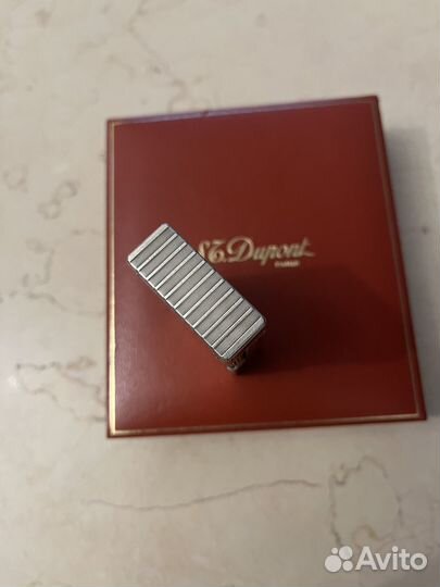 Зажигалка газовая Dupont серебро