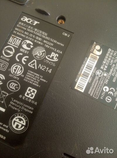 Ноутбук acer