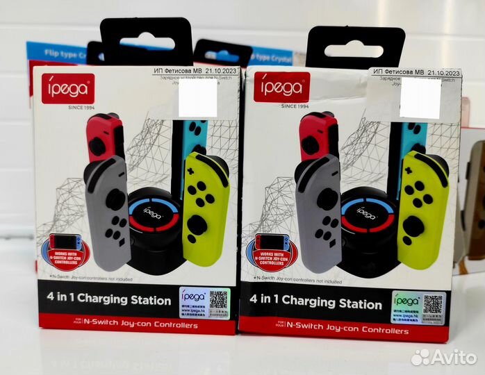 Зарядное устройство для N-Switch iPega Joy-Con