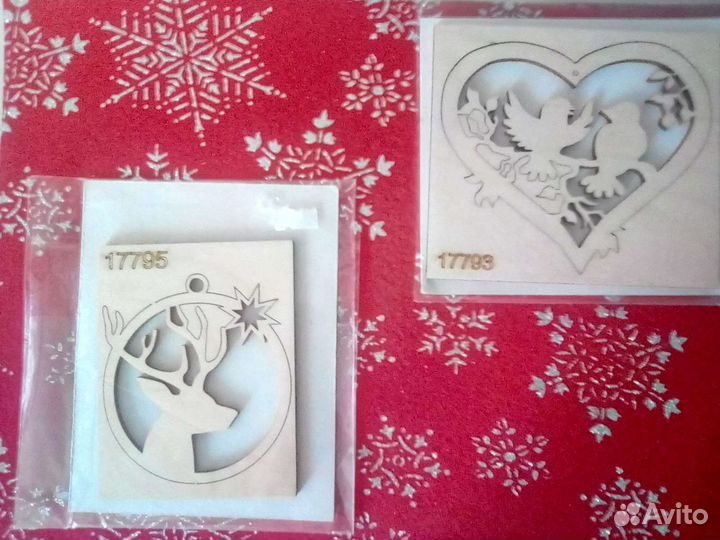 Деревянные заготовки для декупажа