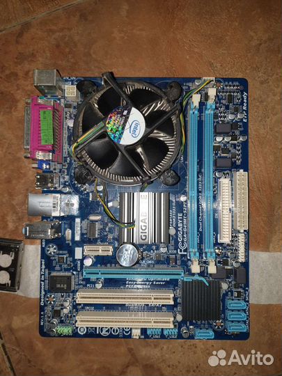 Материнская плата сокет 775 ddr3 с процессором