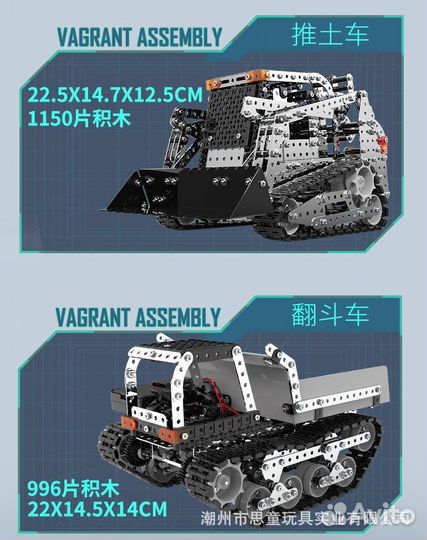 Конструктор металлический