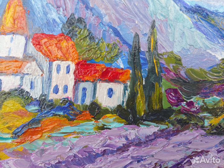 Картина маслом Лаванда в Провансе Импрессионизм