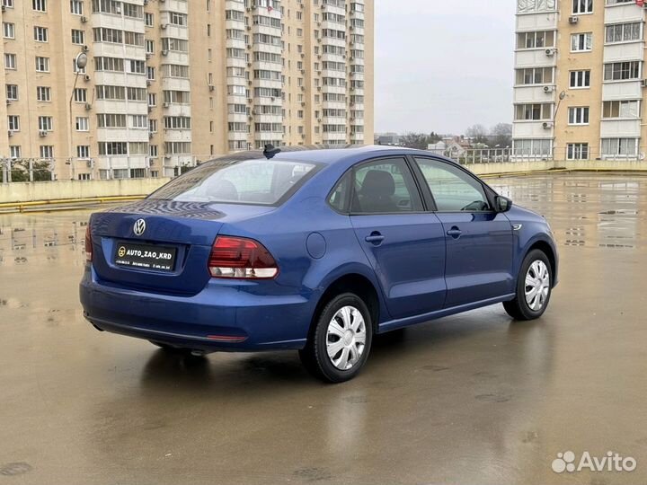 Volkswagen Polo 1.6 AT, 2018, 162 639 км