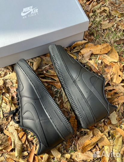 Nike Air Force 1 black Оригинал