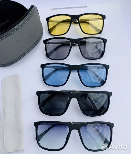 Очки emporio armani желтые поляризационные