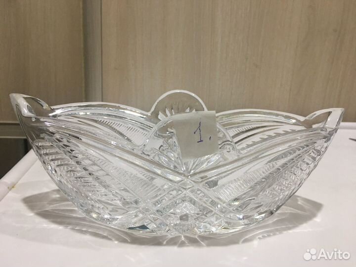 Салатницы хрустальные