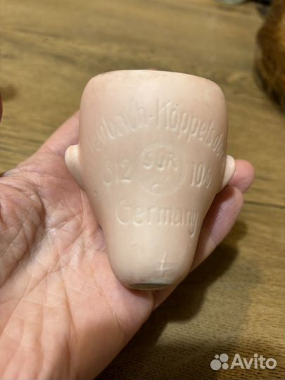 Антикварная кукла голова фарфор 1890-90 Германия