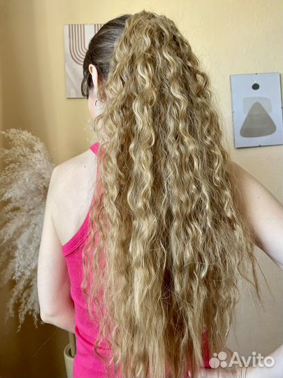 Парик хвост шиньон