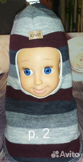 Новые шапочки шлемы финс.ф.Киват р.2 Зима