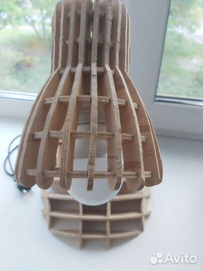 Лампа настольная ручная работа