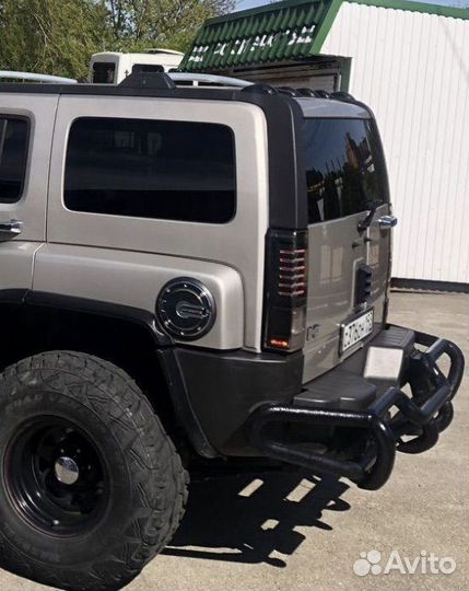 Силовые бампера (кенгурятник) hummer h3