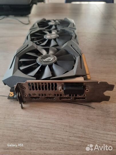 Видеокарта gtx 1080 8 gb asus rog strix