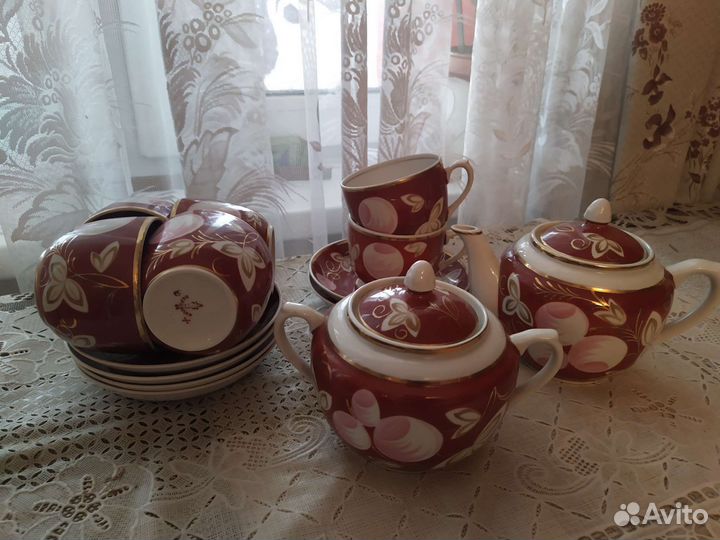 Чайный сервиз вербилки СССР