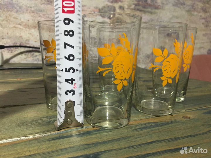 Стопки стеклянные, рюмки