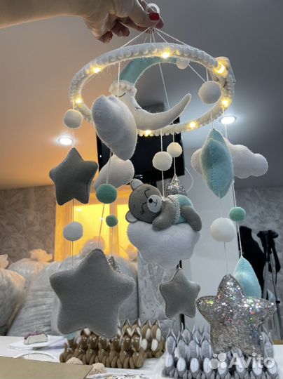 Мобиль из фетра