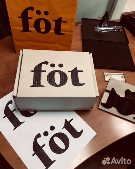 Печати и штампы для брендирования Крафт пакетов