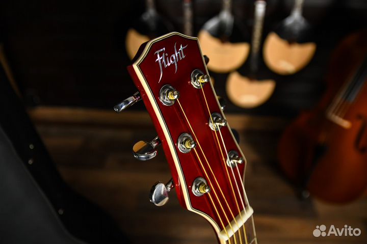 Акустическая Гитара Flight + Аксессуары