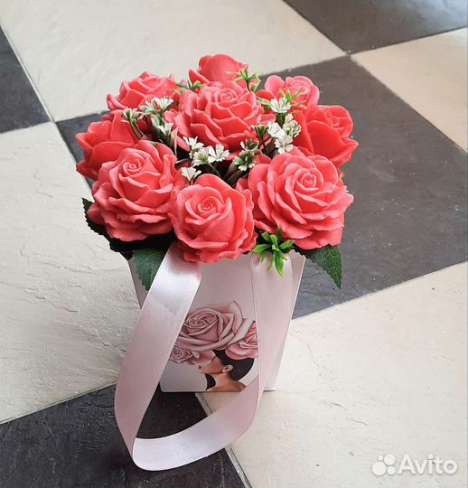 Букеты из мыла на день Матери