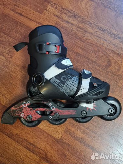 Oxelo роликовые коньки 30-32 + защита XXS + чехол