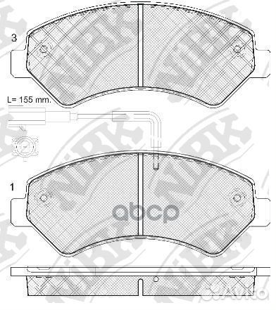 Колодки тормозные citroen jumper/fiat ducato/PE