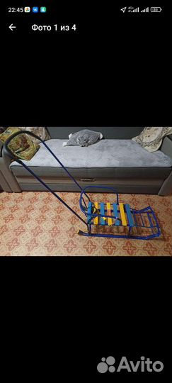 Детские санки с колесами