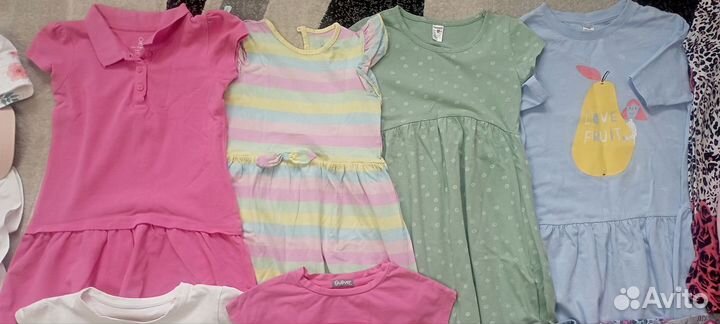 Летняя одежда пакетом для девочки 104-110