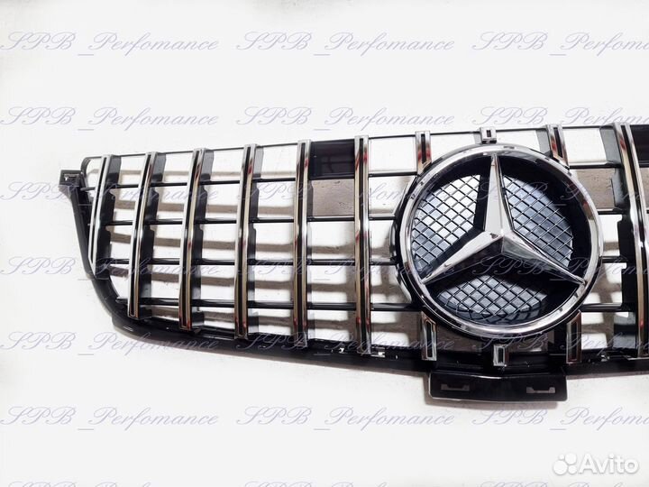 Mercedes ML W166 решетка радиатора GT хром