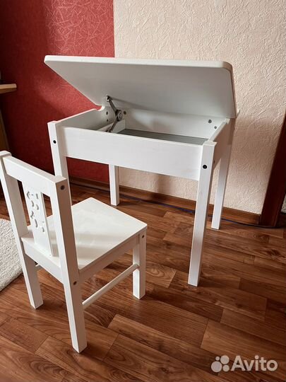 Стол детский сундвик и стул детский криттер икея