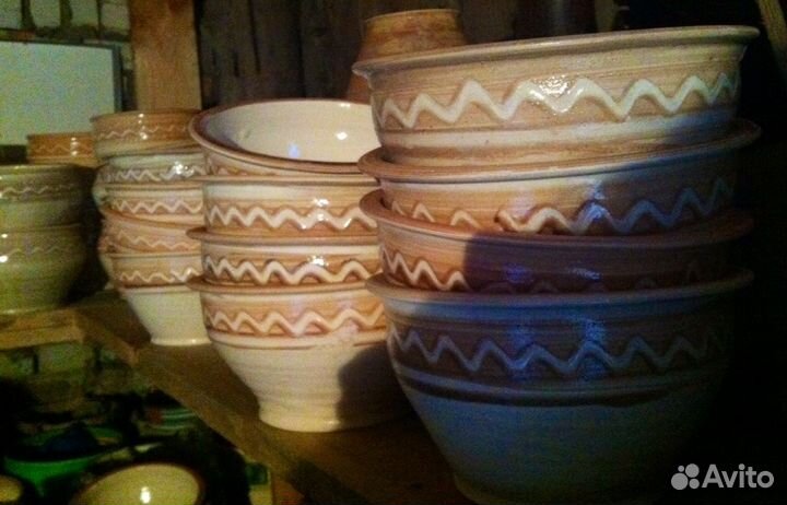 Глиняная посуда ручной работы
