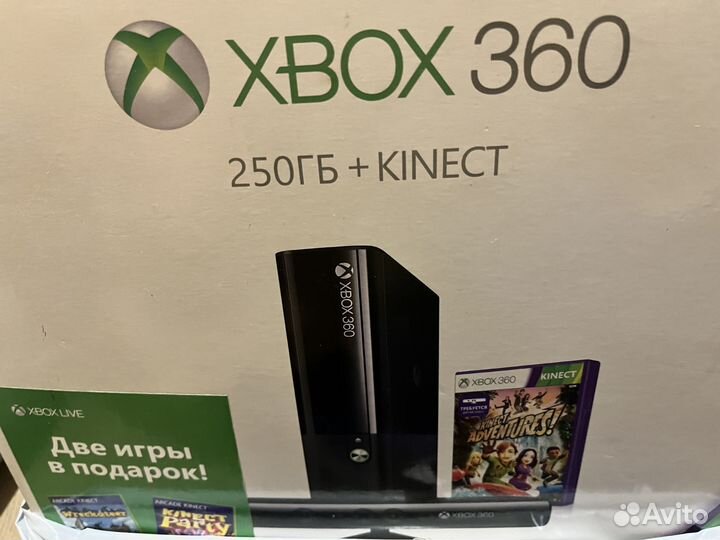Игровая приставка xbox 360 с играми