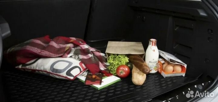 Коврик в багажник Renault Kadjar 2015 пластик