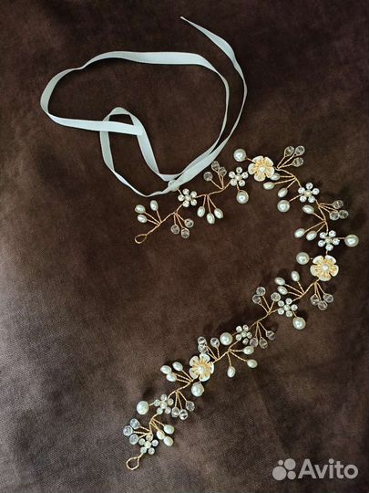 Украшение для волос на свадьбу, выпускной