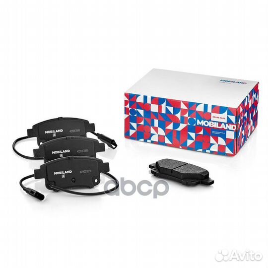 Колодки тормозные дисковые зад 429203890 mobiland