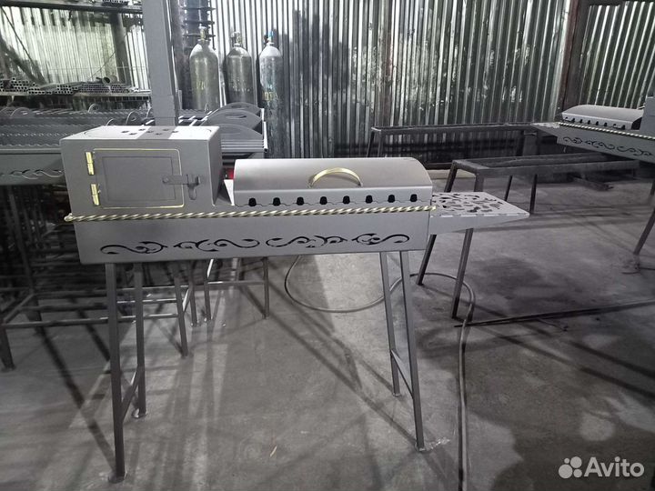 Мангал барбекю с подказанником