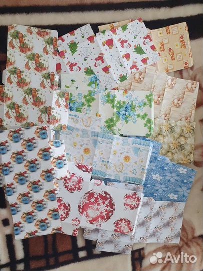 Обёртка для шоколада и складные коробочки