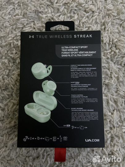 Наушники JBL Under Armour True Wireless Streak