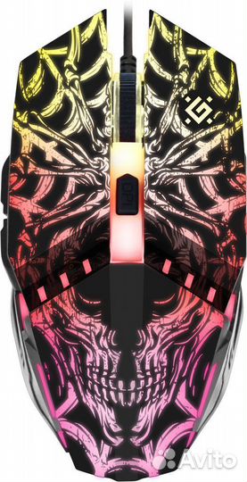 Мышь проводная игровая defender prototype GM-670L