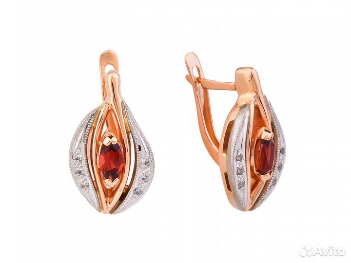 Серьги золотые