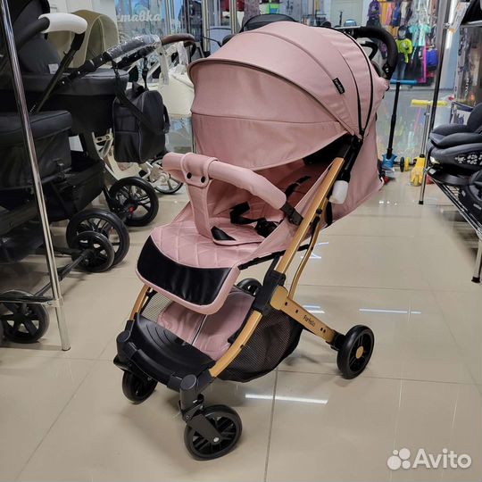 Коляска Comfy Go перламутровая роза
