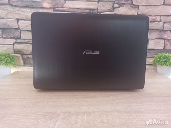 Мощный офисный ноутбук Asus 4gb/ssd/hdd 1000gb