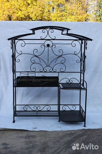 Мангал с печкой