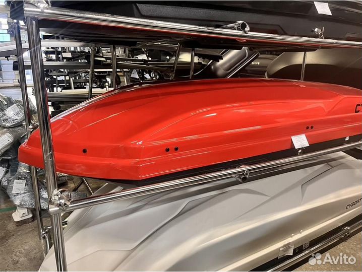 Автобокс cybort Jazz, 206x80x35 410л, двухстронний