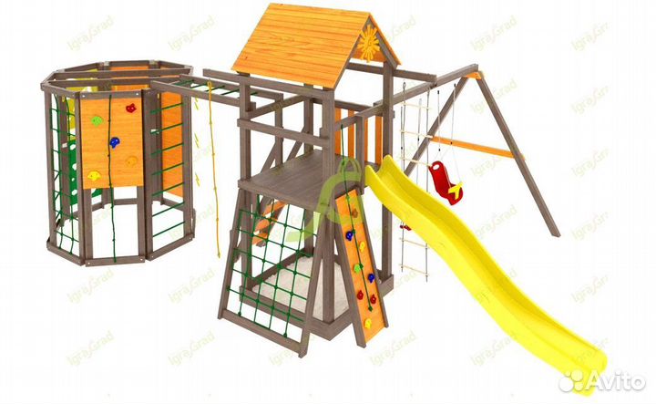 Детская площадка Панда Фани Gride с WorkOut