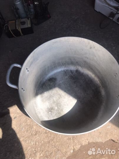 Кастрюля алюминиевая СССР 50л тостостенная