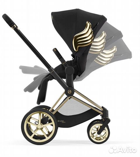 Коляска Cybex priam 4 jeremy с крыльями