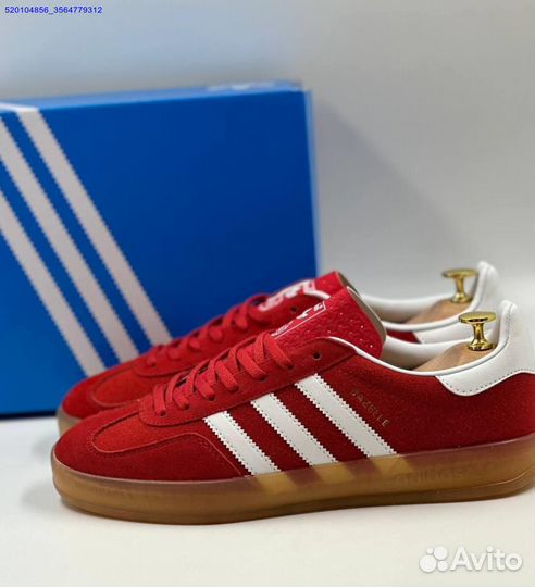 Кроссовки Adidas Gazelle Red (Арт.96692)