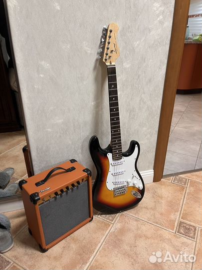 Электро гитара с комбиком